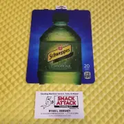 DIXIE NARCO 501E & 276E HVV SODA MACHINE "SCHWEPPES" 20oz BOTTLE VEND LABEL