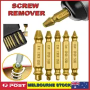 5pcs Damaged Screw Extractor Speed Out Drill Bits Tool Set Broken Bolt Remover