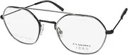 [Marius Morel 1880] 60101m Mafia/Mob Boss Stainless Steel Shape/Style French Designer Eyeglass Frame/Glasses/Eyewear