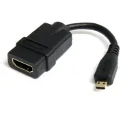 StarTech 5in High Speed HDMI Adapter Cable with Ethernet to HDMI Micro - F/M -