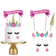 Birthday Cake Girl Unicorn Decor Cake Ornament Birthday Mädl Cake