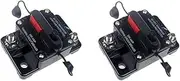Mellisso 2X 300A AMP Circuit Breaker Dual Battery IP67 Waterproof 12V 24V Fuse Manual Reset Car Circuit Breaker