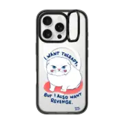 iPhone 16 Pro Impact Ring Stand Case MagSafe Compatible Kitty Mad