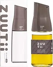 Zuutii Olive Oil Dispenser, Drip Free Spout Oil Dispenser Bottle for Kitchen Glass Oil and Vinegar Dispenser Olive Oil Bottle Cooking Oil Dispenser Soy Sauce Dispenser Oil Container Gray