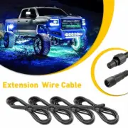 4x 10 ft 4 Pin Extension Wire Cable Cord Kit for LED RGB Under Glow Rock Light
