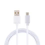 8PCS 2A USB Male to USB-C / Type-C Male Interface Injection Plastic Charge Cable, Length: 1m(White)
