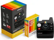 Polaroid - Now+ Gen 3 - Instant Camera with Bluetooth Connection - Bundle Camera + Colour Film (16 Photos) Black (6562)