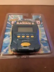 Radica NEW Pocket Blackjack 21 Electronic Casino Game LCD Handheld #9807 1997
