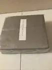 Oake grey king sheet set 100% cotton sateen 525 thread count