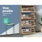 Shoe Cabinet Storage Shoes Rack Organiser Stylish Adjustable Shelves 60 Pairs