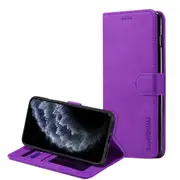For Apple iPhone 11 Pro Case, SupRShield Wallet Leather Flip Magnetic Stand Case Cover For Apple (Purple)
