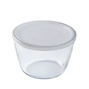 O Cuisine Round 1.6L/16cm Glass Storage Dish Food Container Organiser Clear