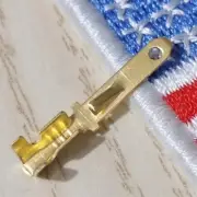 200pcs Non-insulated 2.8mm Male Spade Terminals Quick Splice Crimp Connectors
