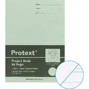 Protext A4 70gsm 24mm Dotted Thirds Exercise Book 64 Pg Green