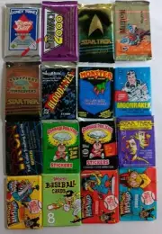 16 PACK NON SPORT UNOPENED PACK LOT 1970's/80's/90's GARBAGE PAIL KIDS AND MORE!