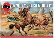 Airfix 48 WWI Royal Horse Artillery 1:76 Scale Plastic Model Figures A00731V