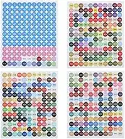 AZURAOKEY Diamond Painting Accessories Tools Kits Labels, DMC Colors Number Label Stickers for Diamond Painting Storage Box Mosaic Beads, Self Adhesive Diamond Painting Tools Kits for Adults and Kids