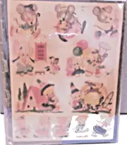 VINTAGE MEYERCORD WATER SLIDE DECALS -NURSERY RYMES