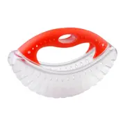 Dexas Silicone 19cm Mezzaluna Chopper Slicer (Red)