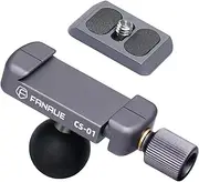 FANAUE Arca Swiss/Camera Quick Release Plate with 1" Ball Adapter and 1/4" Screw for Professional Camera L Bracket Quick Release L Plate