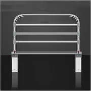 Side Guard for Elderly Bed Rail Elderly Bed Safety Rails Disabled Performance Mute One Key Folding Non-Slip Bumper Height Adjustable Bed Side Handrail (23.6x12.9inch)