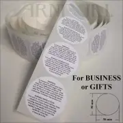 5cm WARNING INSTRUCTION LABELS for CANDLE MAKING SUPPLIES 50mm STICKERS 50-1000