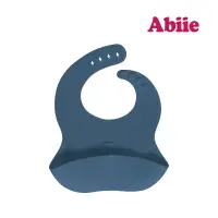 在飛比找博客來優惠-abiie 象飽包-矽膠寬口袋圍兜 蝶豆花藍