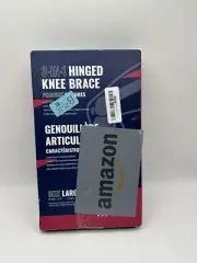 3-in-1 Hinged Knee Brace with Side Stabilizers Size Large Fit Geno OPEN BOX