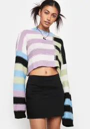 [The Ragged Priest] Startup Striped Sweater