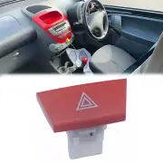 4 Pins Hazard Warning Switch Flasher Light Button Red For Peugeot 107 2005-2014