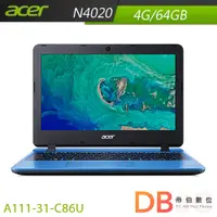在飛比找蝦皮商城優惠-ACER A111-31-C86U 藍色 11.6吋 筆電(