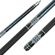AB Earth 58" Pool Cue Stick Canadian Maple 13mm Tip Billiard Cue with Irish Linen Wrap