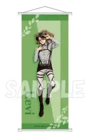 [Tapestry Wall scroll] Levi Attack on Titan 10.2 x 28.7 in New from Japan