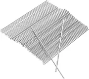 DIY Toy Car Axles Shafts Set 100pcs Metal Gear Shafts for Rc Cars Boats Wide Compatibility for Building Accessories Silver