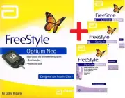 ABBOTT FREESTYLE OPTIUM NEO KETONE & GLUCOSE MONITOR +3x ketone strips 10/box