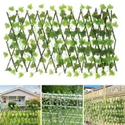 5pcs Artificial Leaf Privacy Fence Faux Plants Ivy Leaves Expanding Hedge Screen