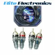 MAXCOR MX550 5.5M 2 MALE TO 2 MALE TWISTED RCA INTERCONNECT CABLE AUDIO SIGNAL
