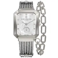 在飛比找Yahoo奇摩購物中心優惠-CHARRIOL夏利豪ST-TROPEZ 法式浪漫手環腕錶-