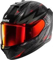 Shark D-Skwal 3 Blast-R, full face helmet , color: Matt Black/Grey/Red , size: S
