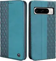 [CXTcase] Case for Google Pixel 8 Pro, Shockproof PU Leather Flip Folio Cover with Card Slots, Magnetic Wallet Case for Google Pixel 8 Pro, Green