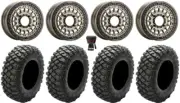 MetalFX Hitman Beadlock 15" Wheels Br 35" Crawler XG Tires RZR XP 1K / PRO XP