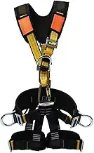 High-altitude working safety belt,fall arrest safety harnesses for caving,rock climbing and rappelling,detachable full body harness belt,climbing harness with D-rings and waist pad