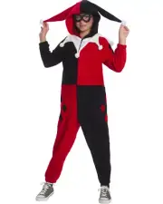 Harley Quinn Jumpsuit Girls Costume