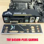 BACKPLATE IO I/O SHIELD BACK PANEL FOR ASUS TUF B450M-PLUS GAMING MOTHERBOARD