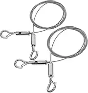 2Pcs Durable Stainless Steel Frame Wire for Mirrors Pictures and Decorations Reliable Hook Design Adjustable for Indoor Outdoor Use