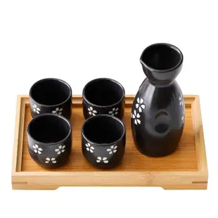 日式清酒壺白酒陶瓷酒具套裝家用燙溫酒壺一兩一口杯小酒杯分酒器
