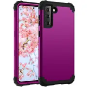 MCC Impact Samsung Galaxy S21 FE 5G Shockproof 3in1 Rugged Case Cover G990 [Purple]