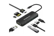 Simplecom CHT580 USB-C 8-in-1 Multiport Hub Adapter