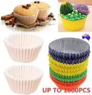 250/1000Pcs Cupcake Wrapper Liners Muffin Case Cake Paper Baking Cup Mould Party