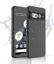 Waterproof Case for Google Pixel 7 Pro (6.7''),IP68 Waterproof Certified Shockproof Dustproof Snowproof Cover Full Body Heavy Duty Protection Fully Sealed Underwater Cover for Pixel 7 Pro (Black)